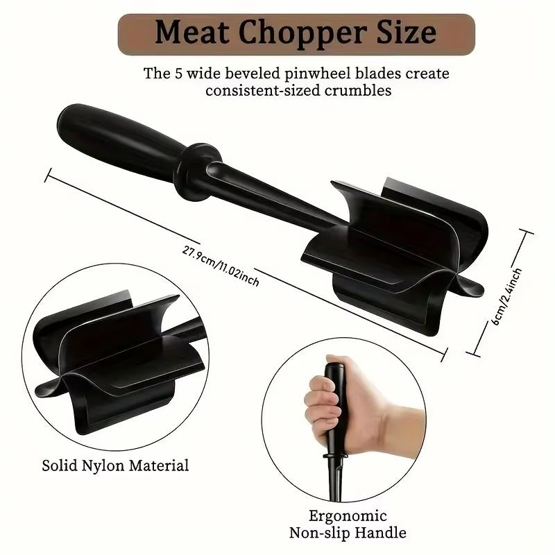 BBQ Ready Meat Masher – Perfect for Memorial Day & July 4th Cooking