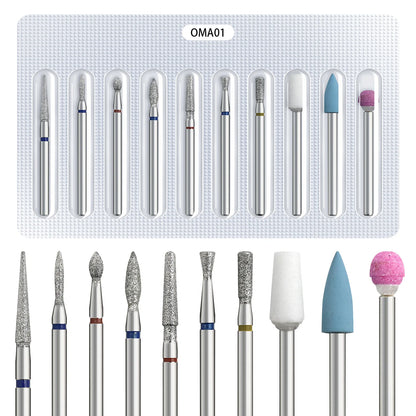 K-BEAUTY PRECISION CUTICLE DRILL BIT SET