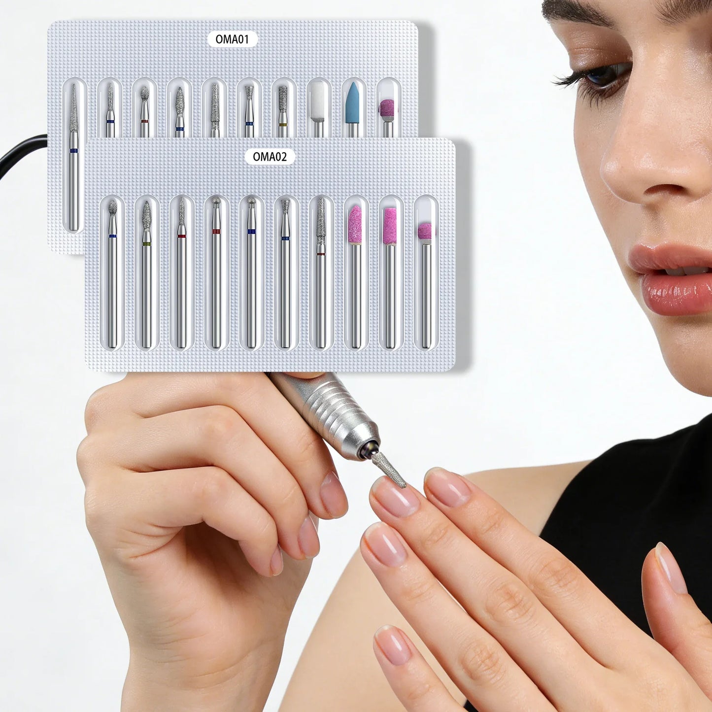 K-BEAUTY PRECISION CUTICLE DRILL BIT SET