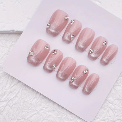 K-BEAUTY ROSÉ SHIMMER PRESS-ON NAILS