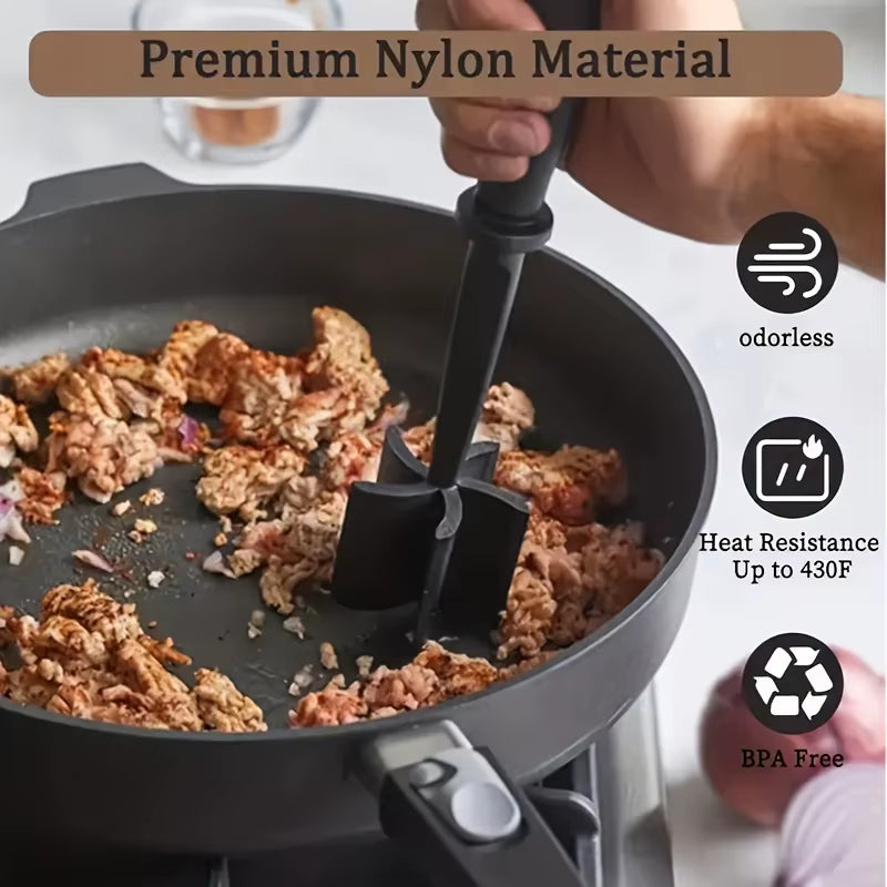 BBQ Ready Meat Masher – Perfect for Memorial Day & July 4th Cooking