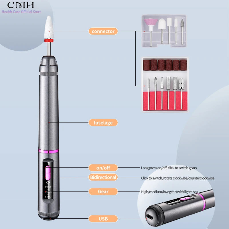 K-BEAUTY ELITE NAIL DRILL KIT