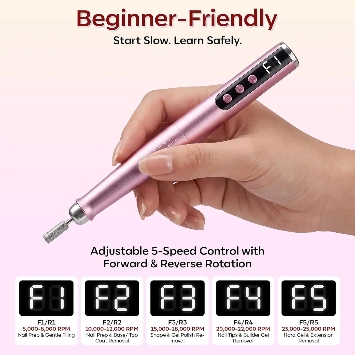 K-BEAUTY SIGNATURE NAIL DRILL KIT