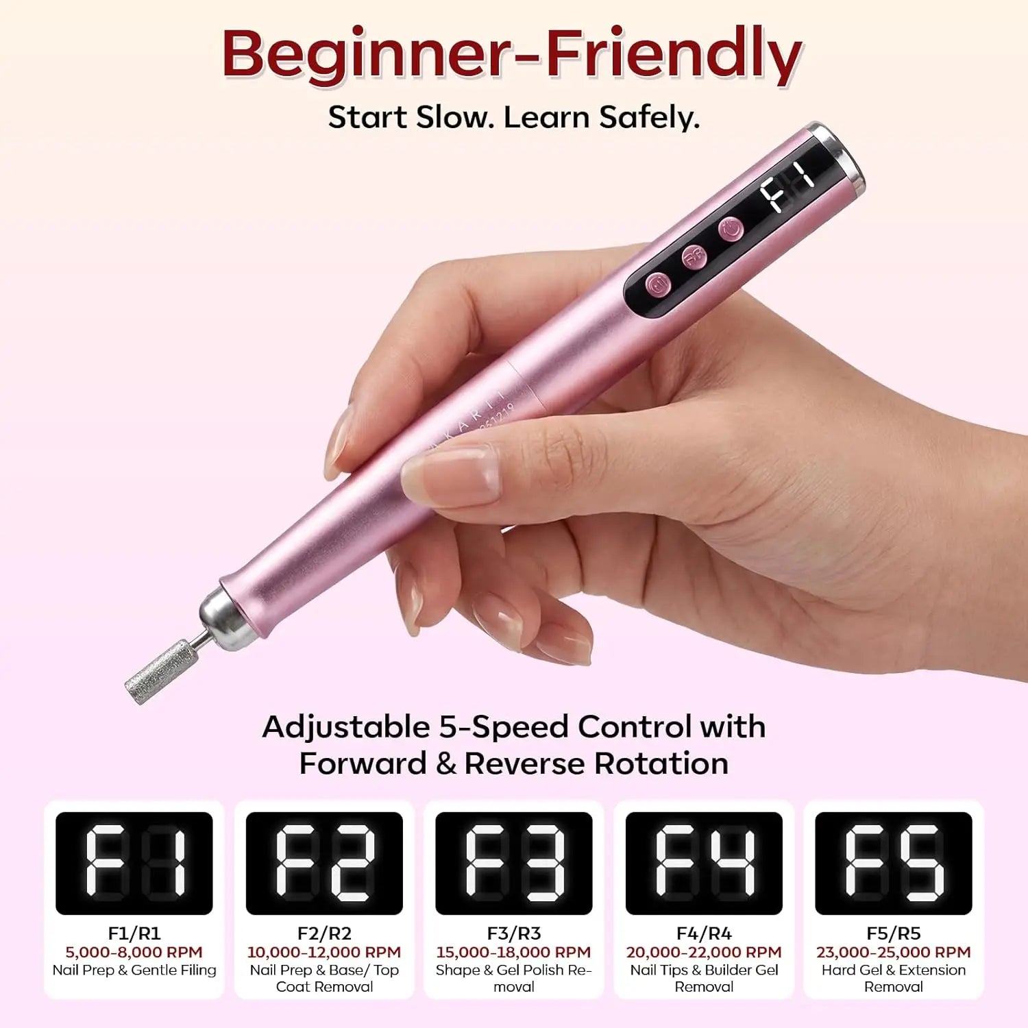 K-BEAUTY SIGNATURE NAIL DRILL KIT