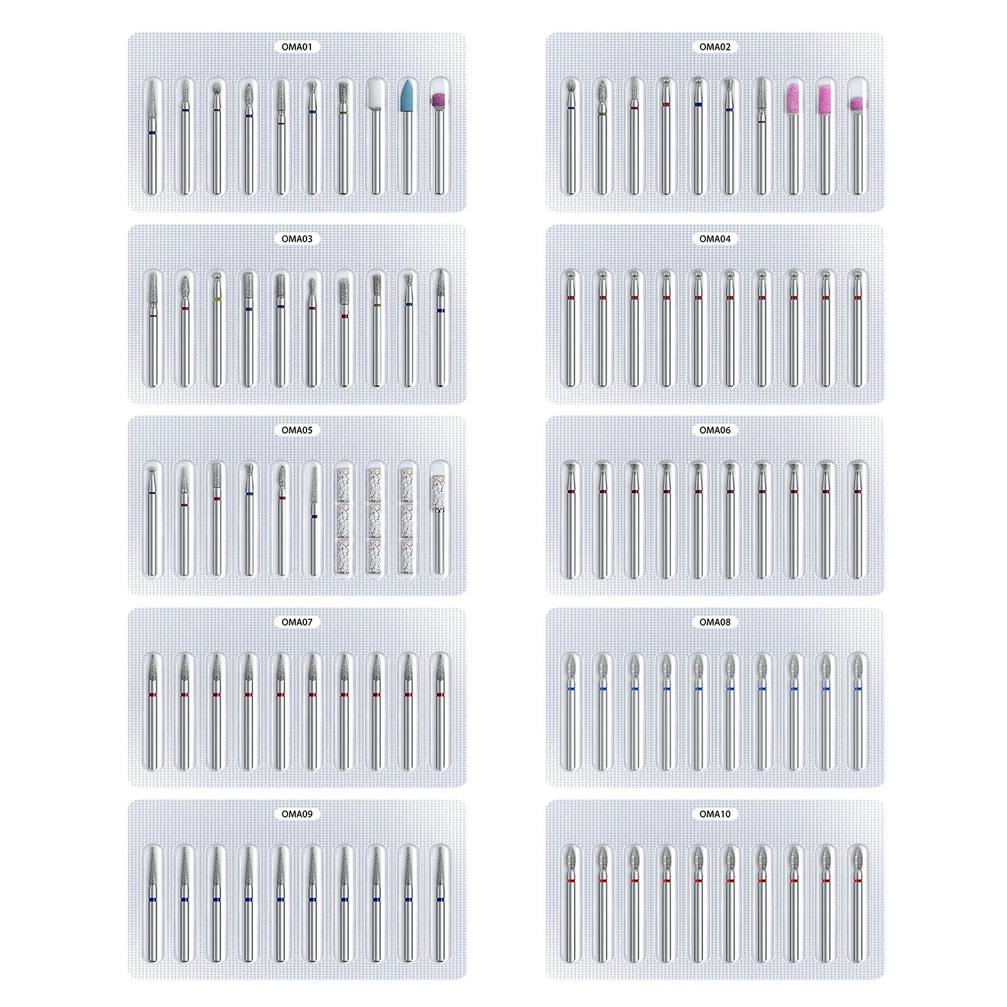 K-BEAUTY PRECISION CUTICLE DRILL BIT SET
