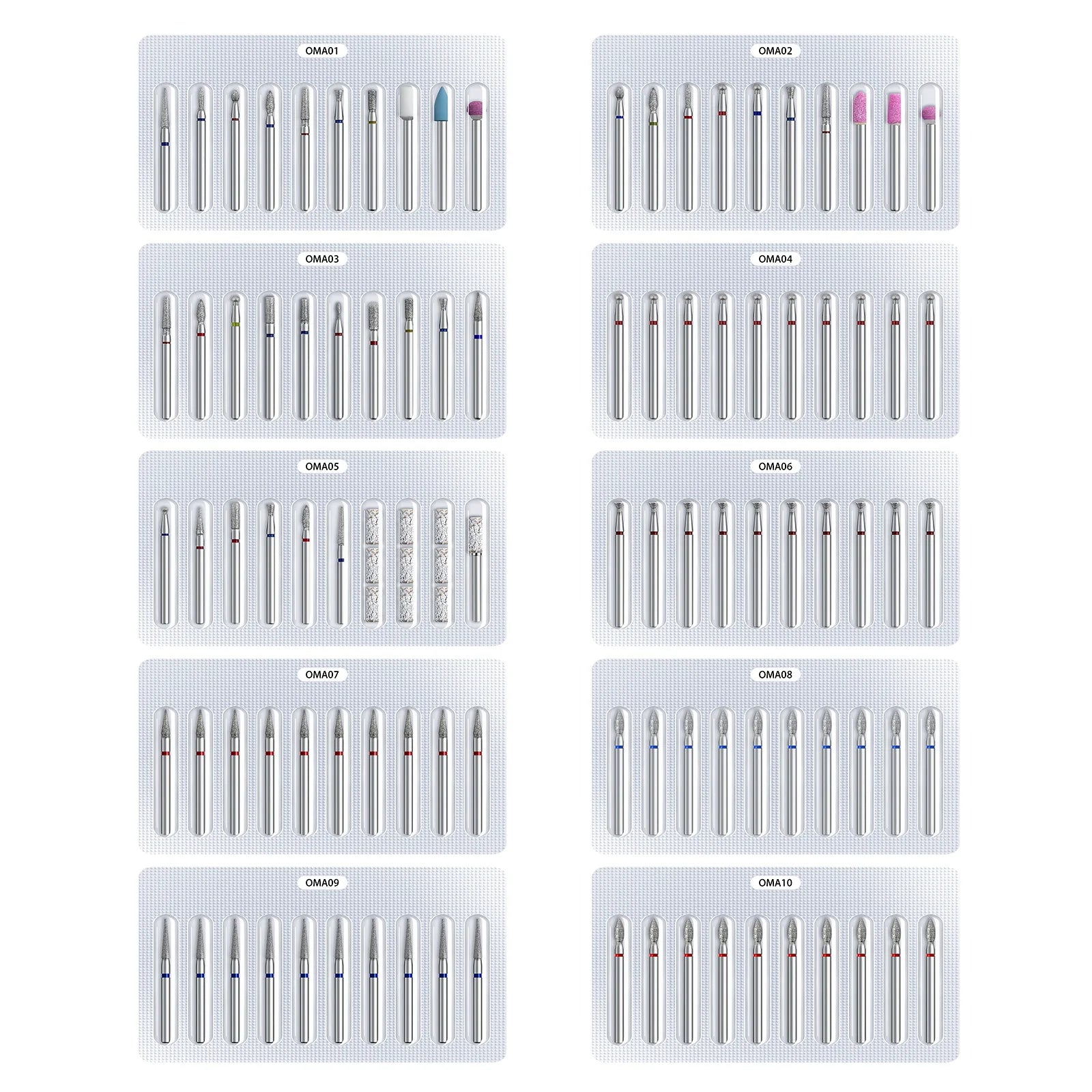 K-BEAUTY PRECISION CUTICLE DRILL BIT SET