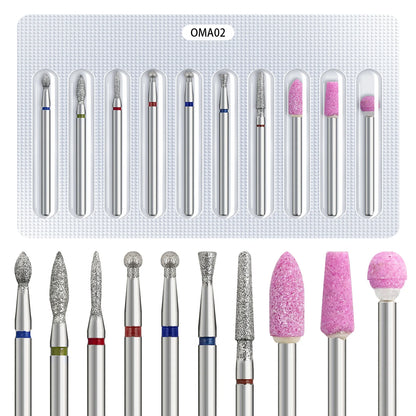 K-BEAUTY PRECISION CUTICLE DRILL BIT SET