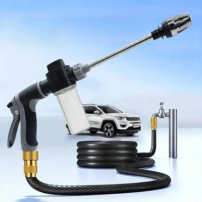 High Pressure Foam Water Gun – Adjustable Car Wash Sprayer for Cars, Garden & Pet Cleaning