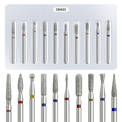 K-BEAUTY PRECISION CUTICLE DRILL BIT SET