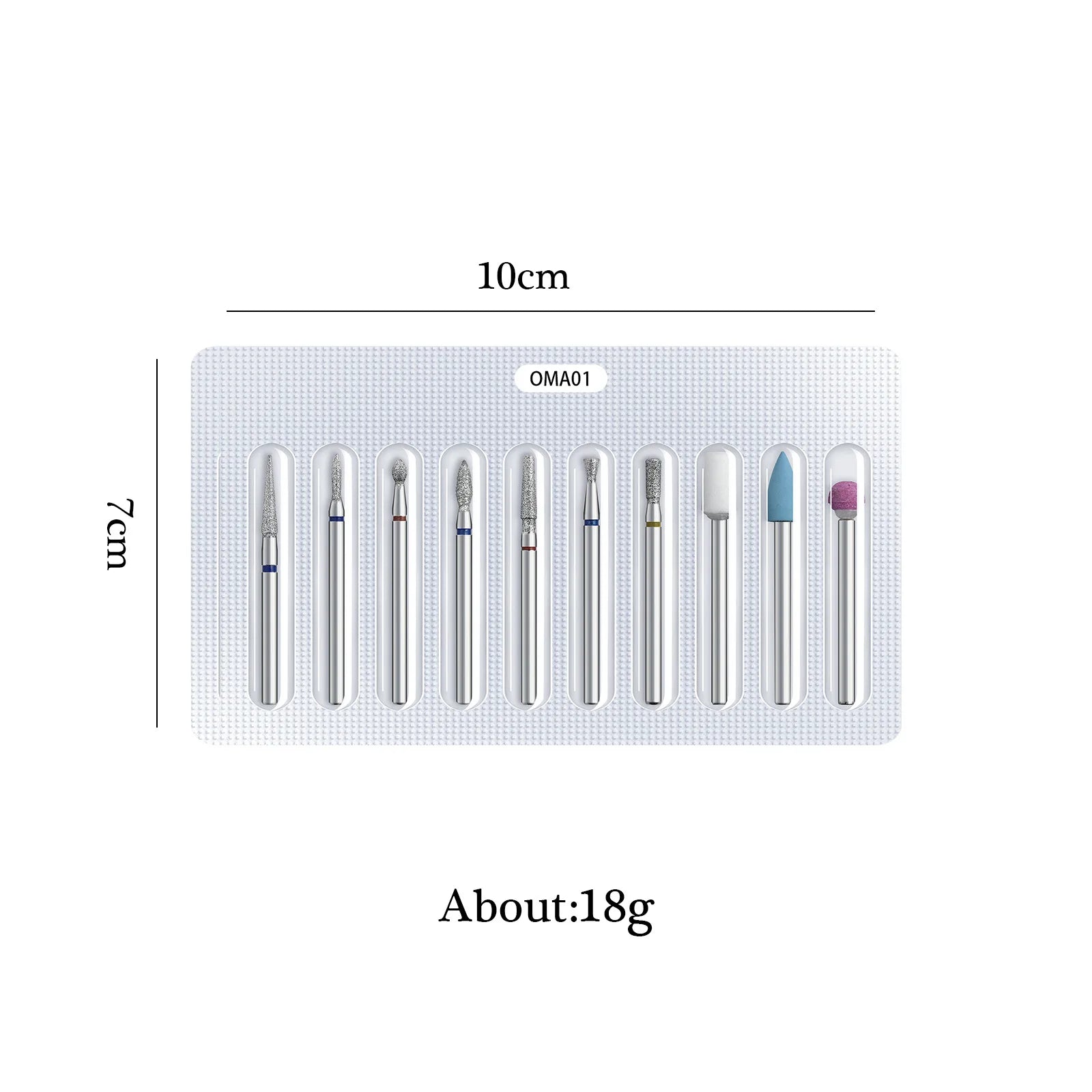 K-BEAUTY PRECISION CUTICLE DRILL BIT SET