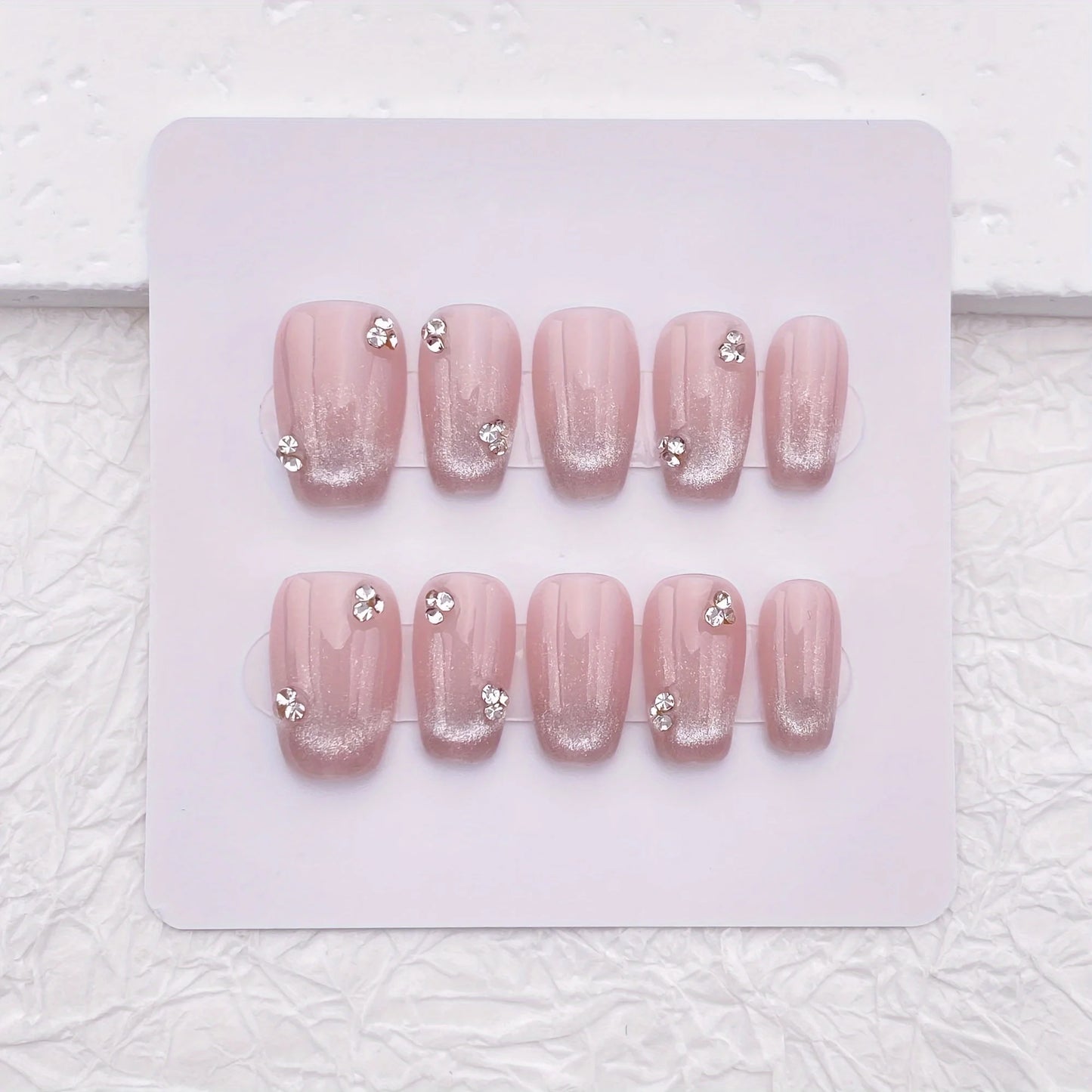 K-BEAUTY ROSÉ SHIMMER PRESS-ON NAILS